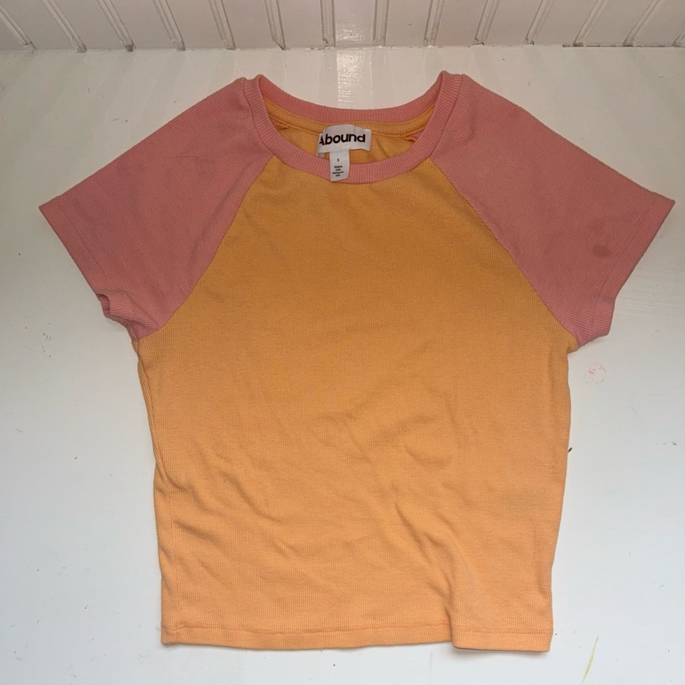Abound Pink and Orange Kids Short Sleeve Tee